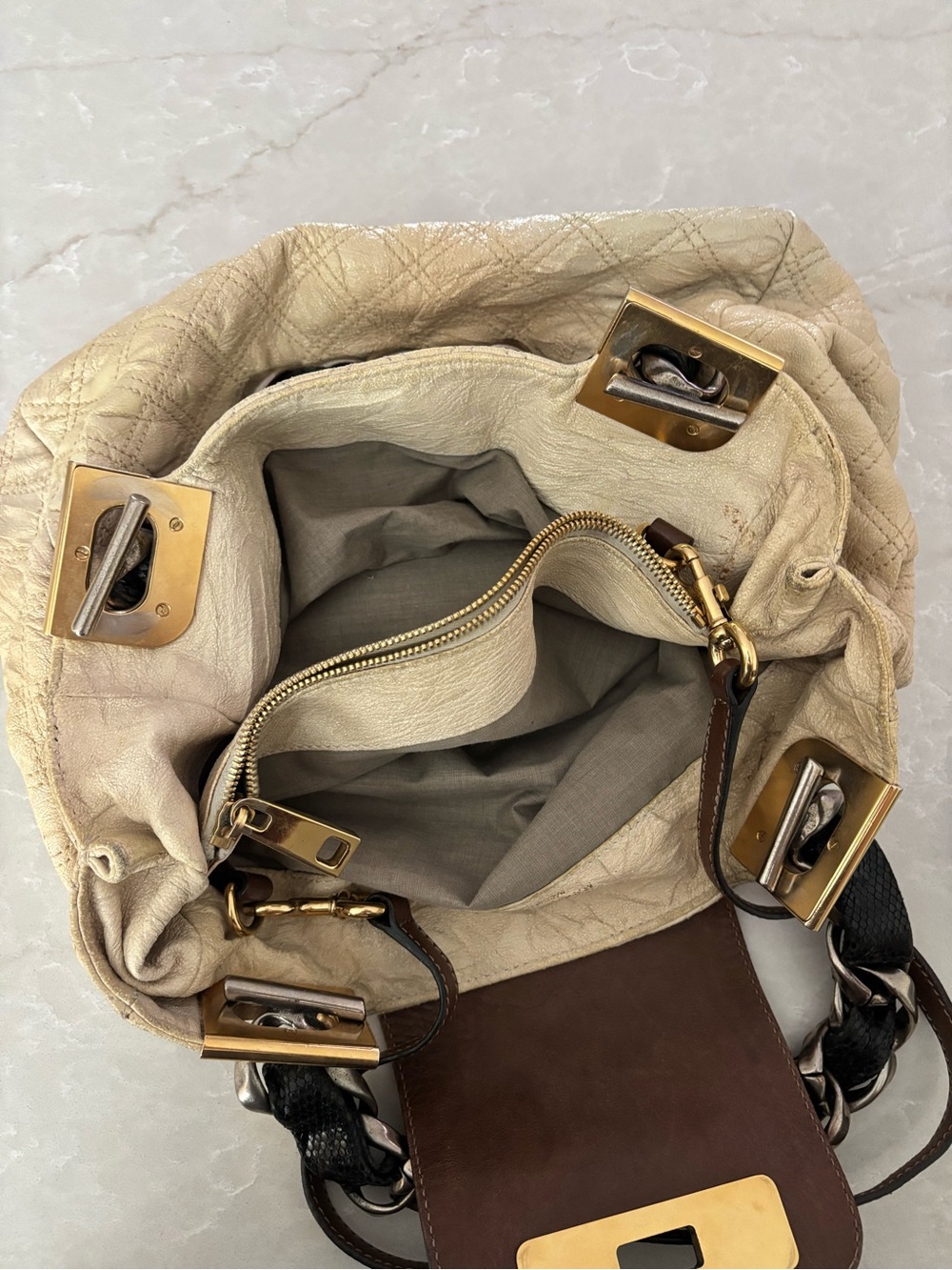 Vintage Marc Jacobs Quilted Mika Bag from the Spring 2008 collection - Picture 4 of 5